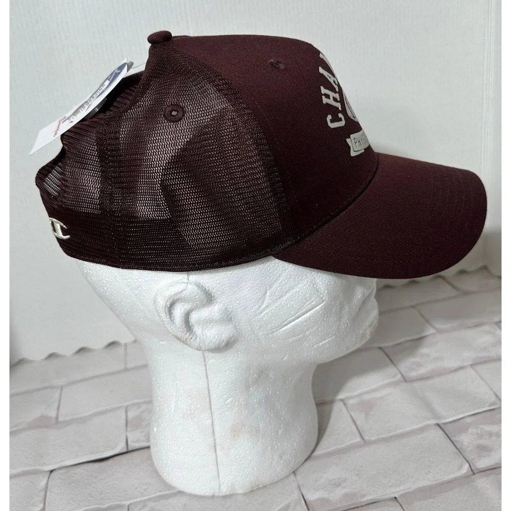 Champion 1919 Physical Education Maroon Mesh Trucker‎ Hat Adjustable